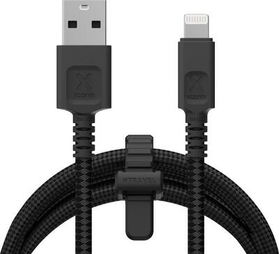 Xtorm next gen usb naar lightning kabel - 3 meter - zwart