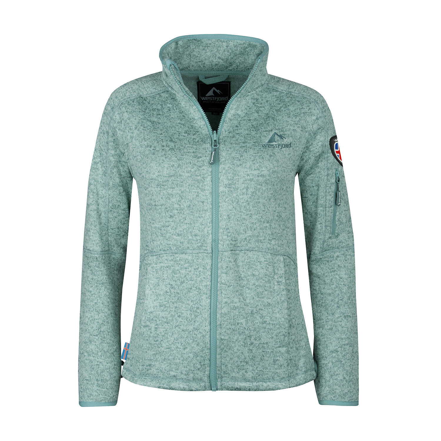 Damen 3in1 Funktionsjacke Hverfjall Grün 3/4