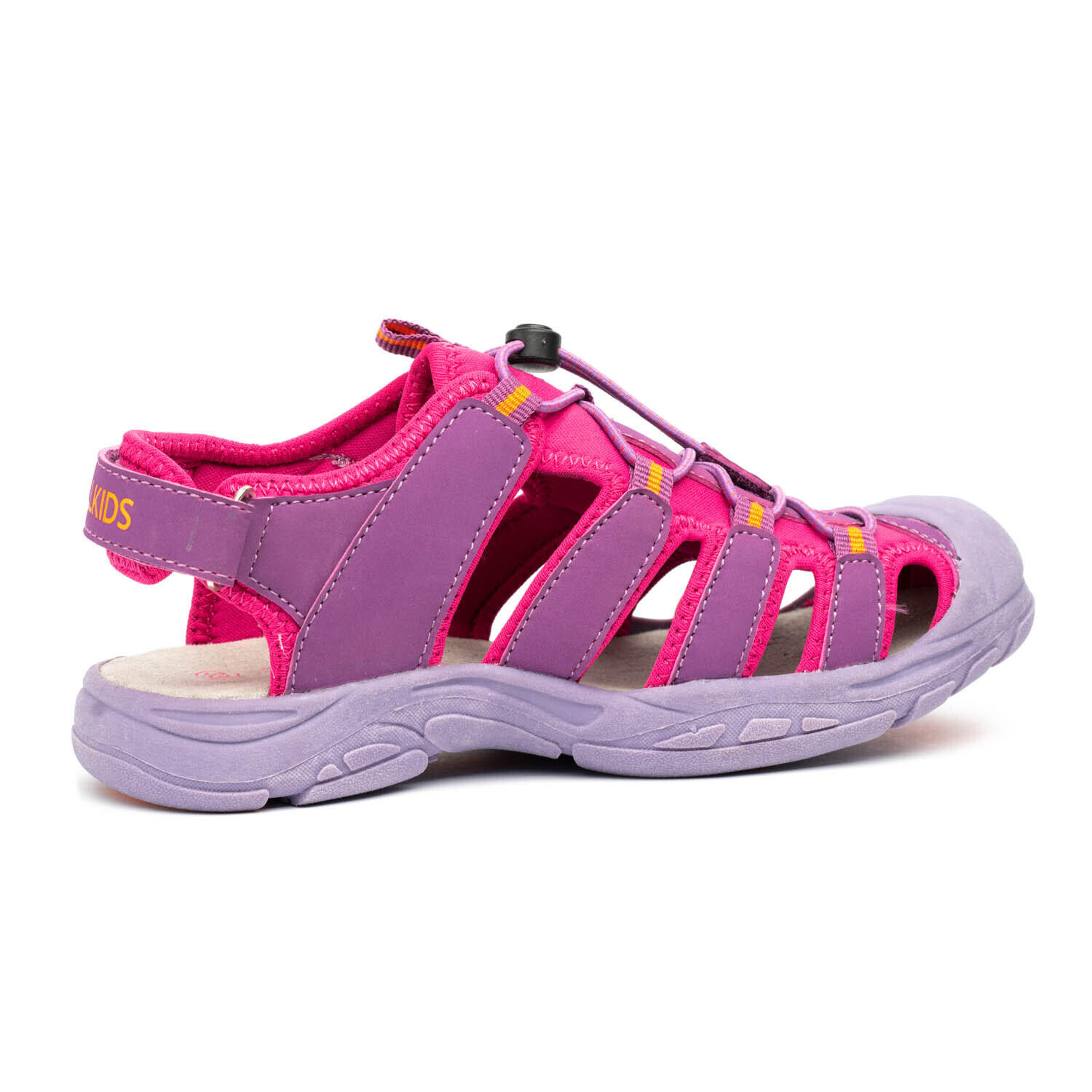 Sandale enfant Kvalvika rose foncé / orange 4/5