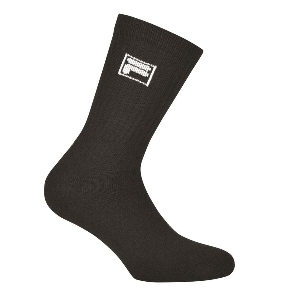 Unisex Fila Skarpetki Tenisowe - 3-Pak Czarny Rozmiar 35-38