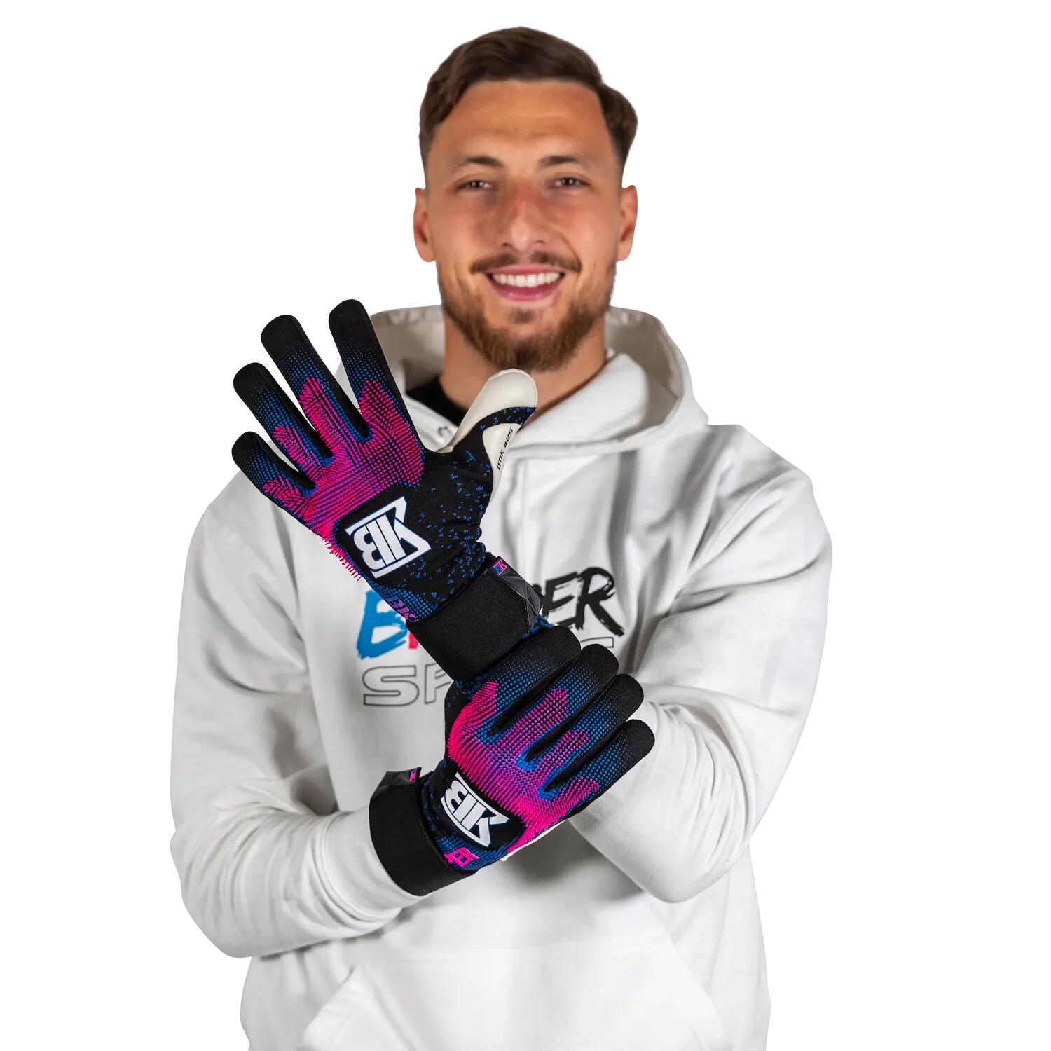 Guanti da portiere Atik #25 rosa junior 2/8