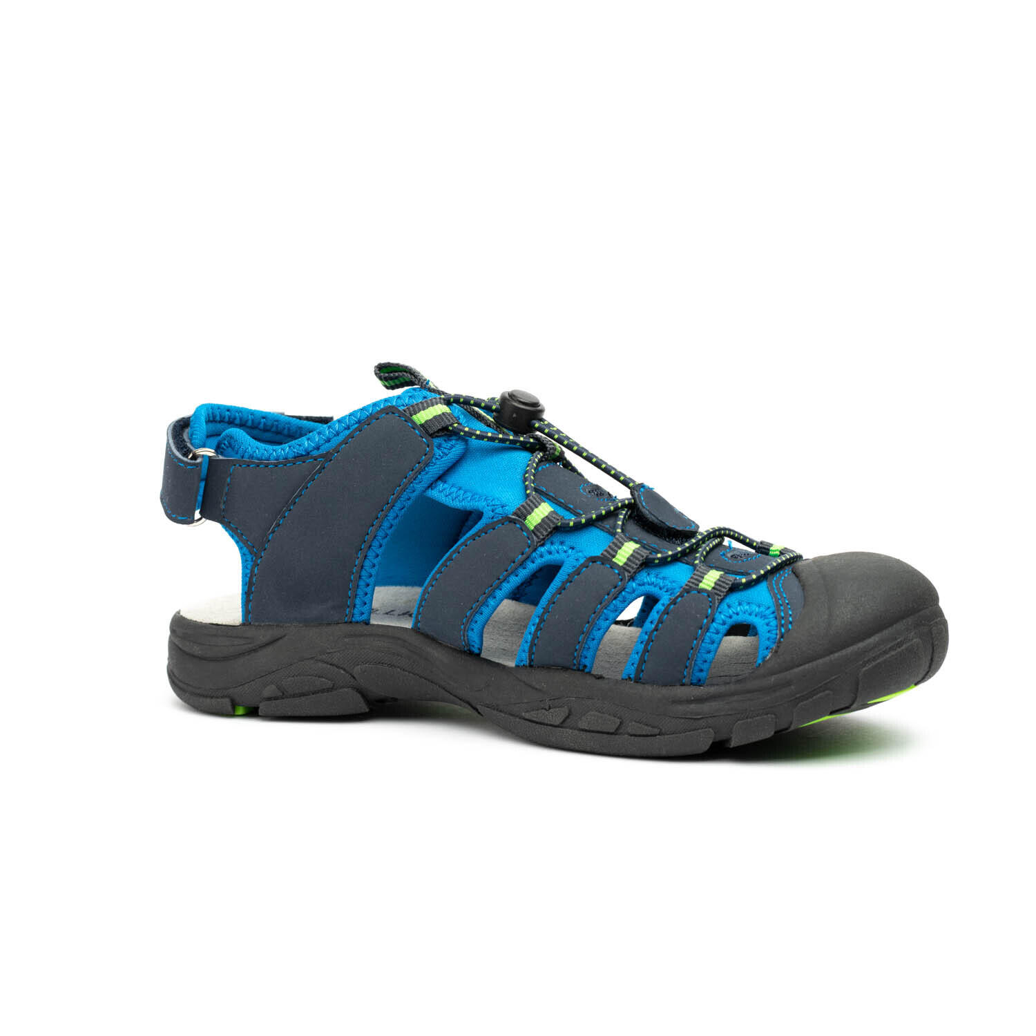 Kinder Sandale Kvalvika Marineblau / Vipergrün 4/5