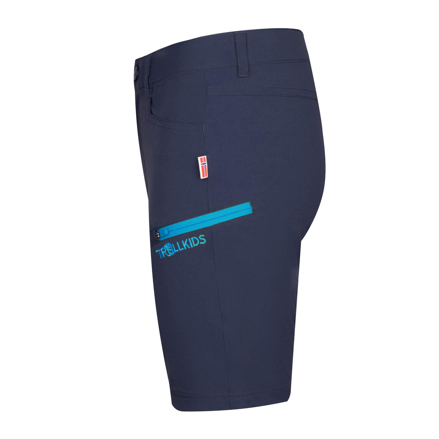 Short enfant Haugesund bleu marine / bleu moyen 3/4