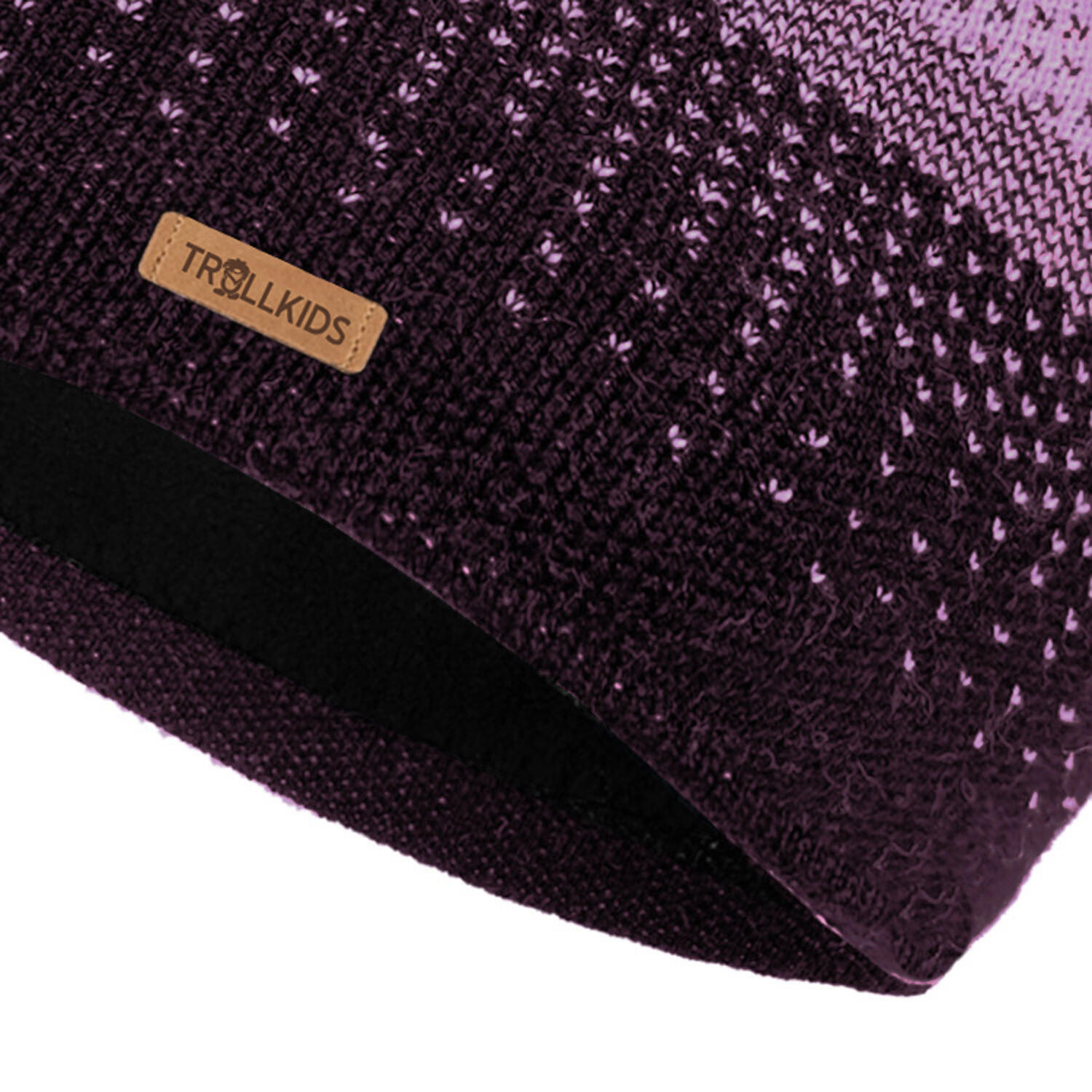 Kinder Strickmütze MERINO CAP Mauve 3/3