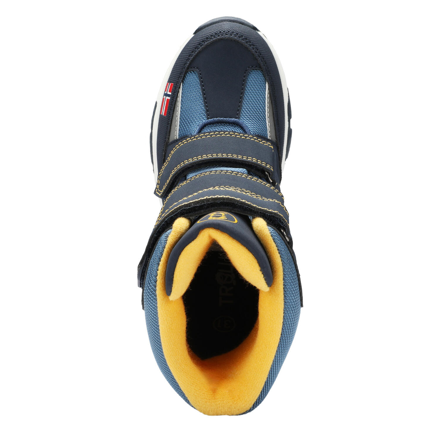 Enfants Chaussures d'hiver Lofoten bleu acier/Schwarz 6/7