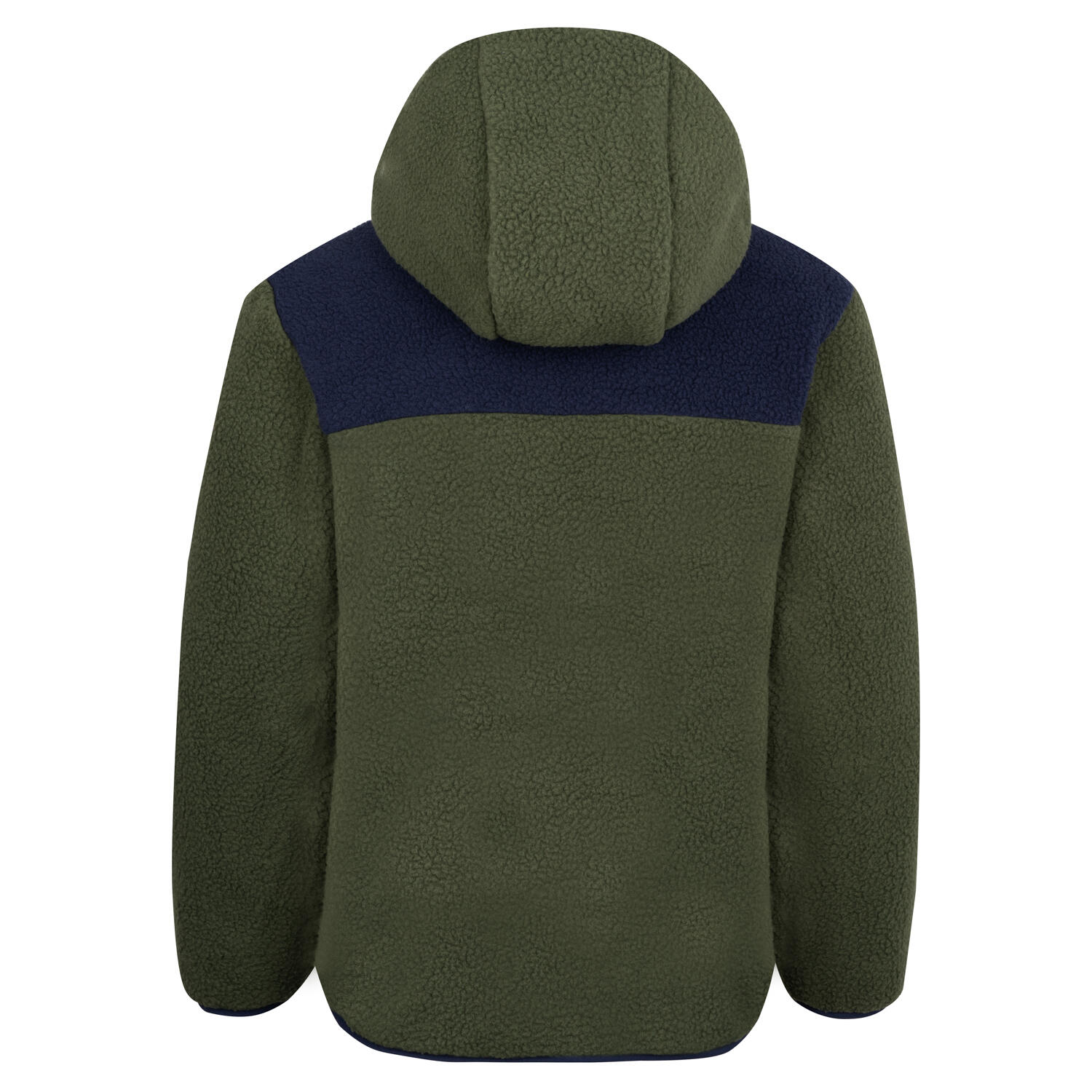 veste coupe-vent pour enfants avec poches zippées SANDVIKA vert lierre/marine 6/6