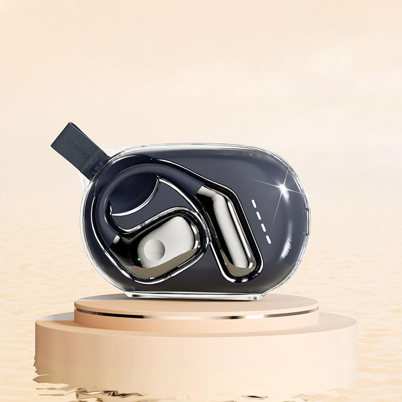 Słuchawka bluetooth u17max ows - granatowa 2/4