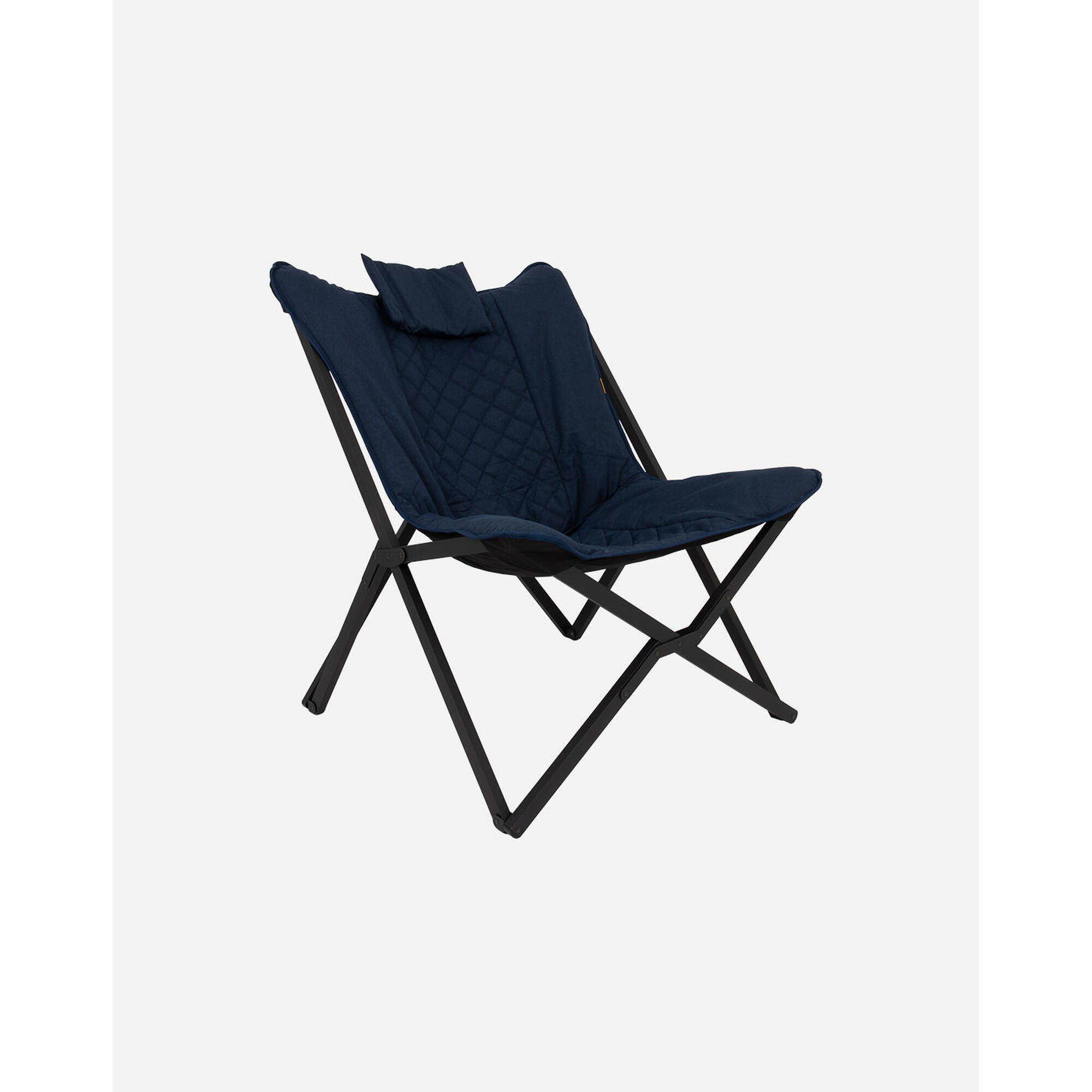 Bo-camp - Bo-camp - Industrial - Fauteuil Relax - Molfat - Cationique - Bleu - Chaise - Bleu - Taille Unique - Decathlon
