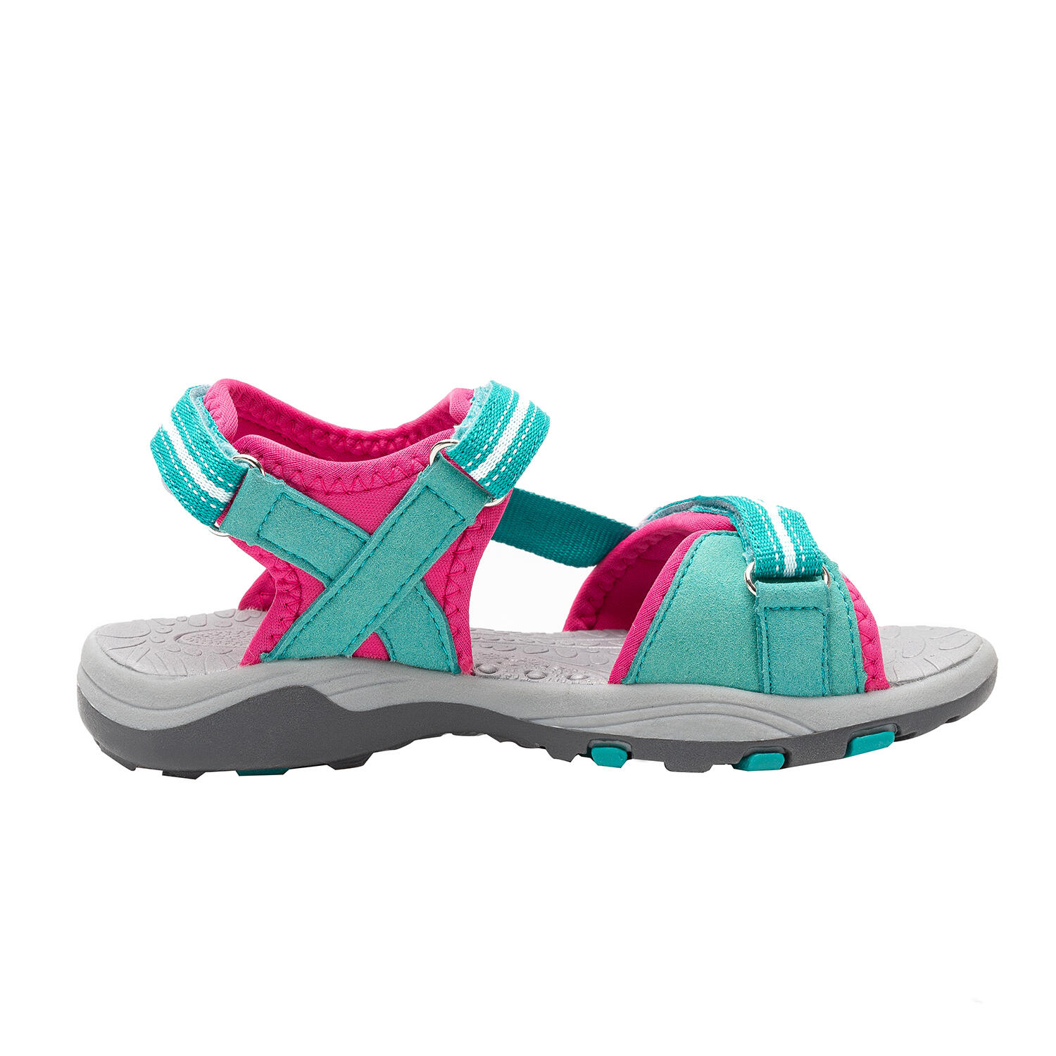 Filles Preikestolen Sandales Vert émeraude/rouge rubis 3/7