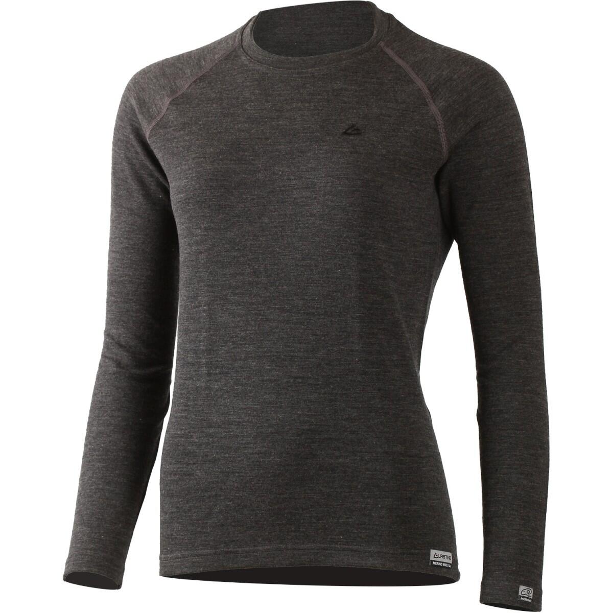 Lasting - Sweat-shirt En Laine Mérinos Pour Femme Lena - Sweat-shirt - Gris|mauve - Decathlon
