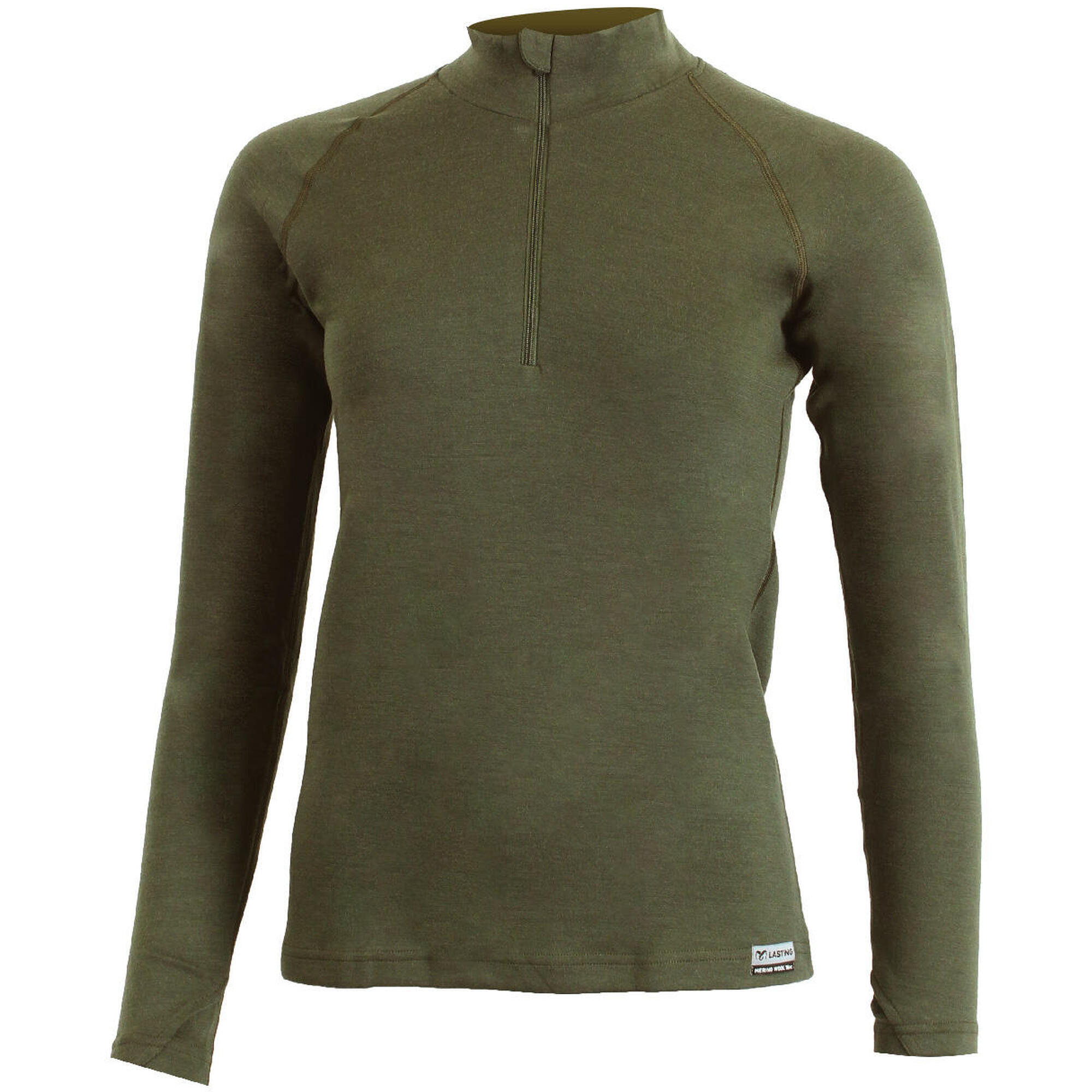 Lasting - Pull Mérinos Femme Laura - Sweat-shirt - Vert - Decathlon