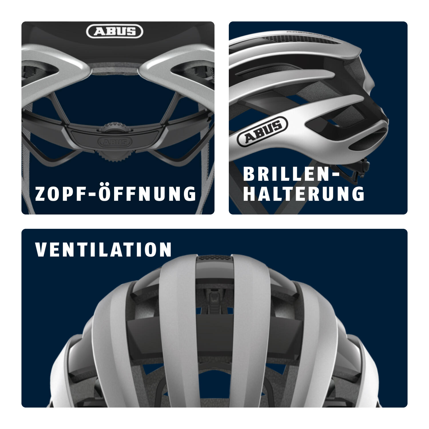 Casque vélo Abus AirBreaker 3/7