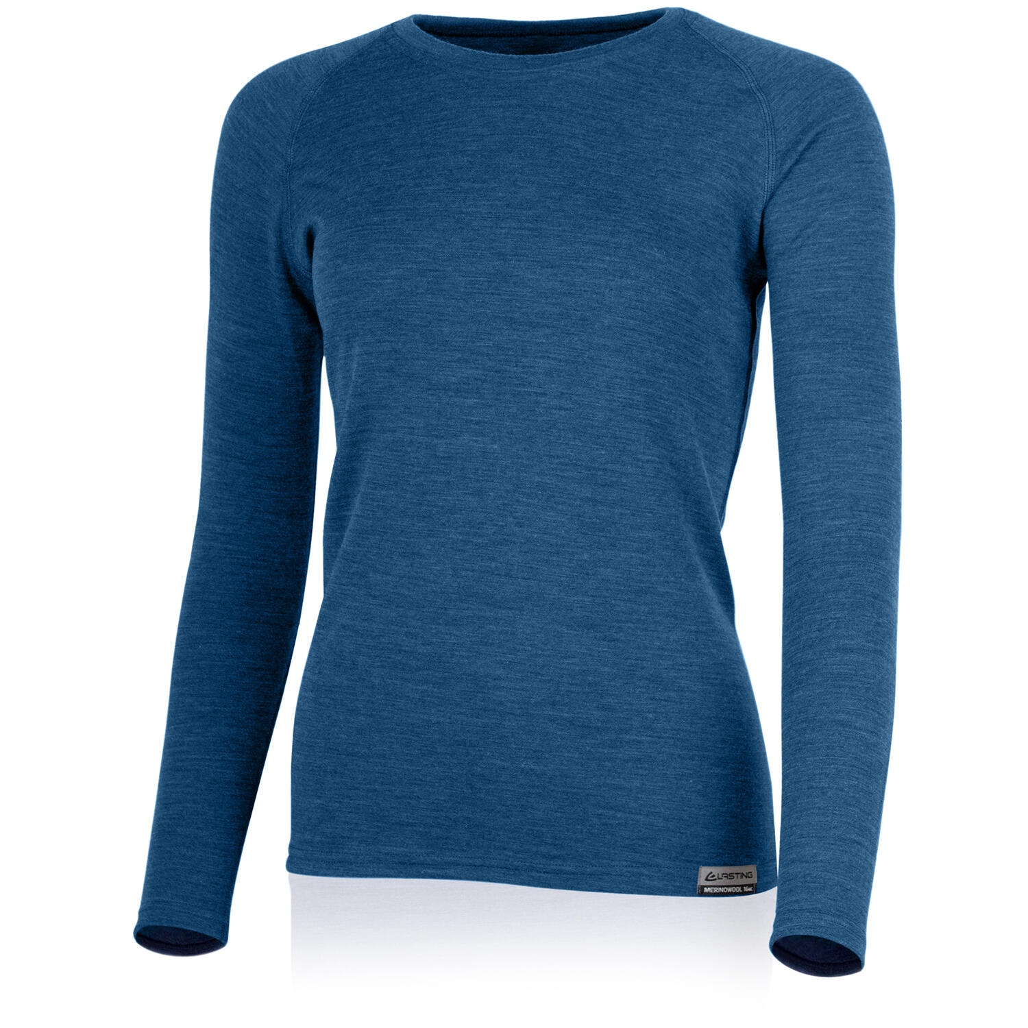 vêtements - cyclisme - femme - sweat-shirt 100 % mérinos - Lena - bleu 1/1