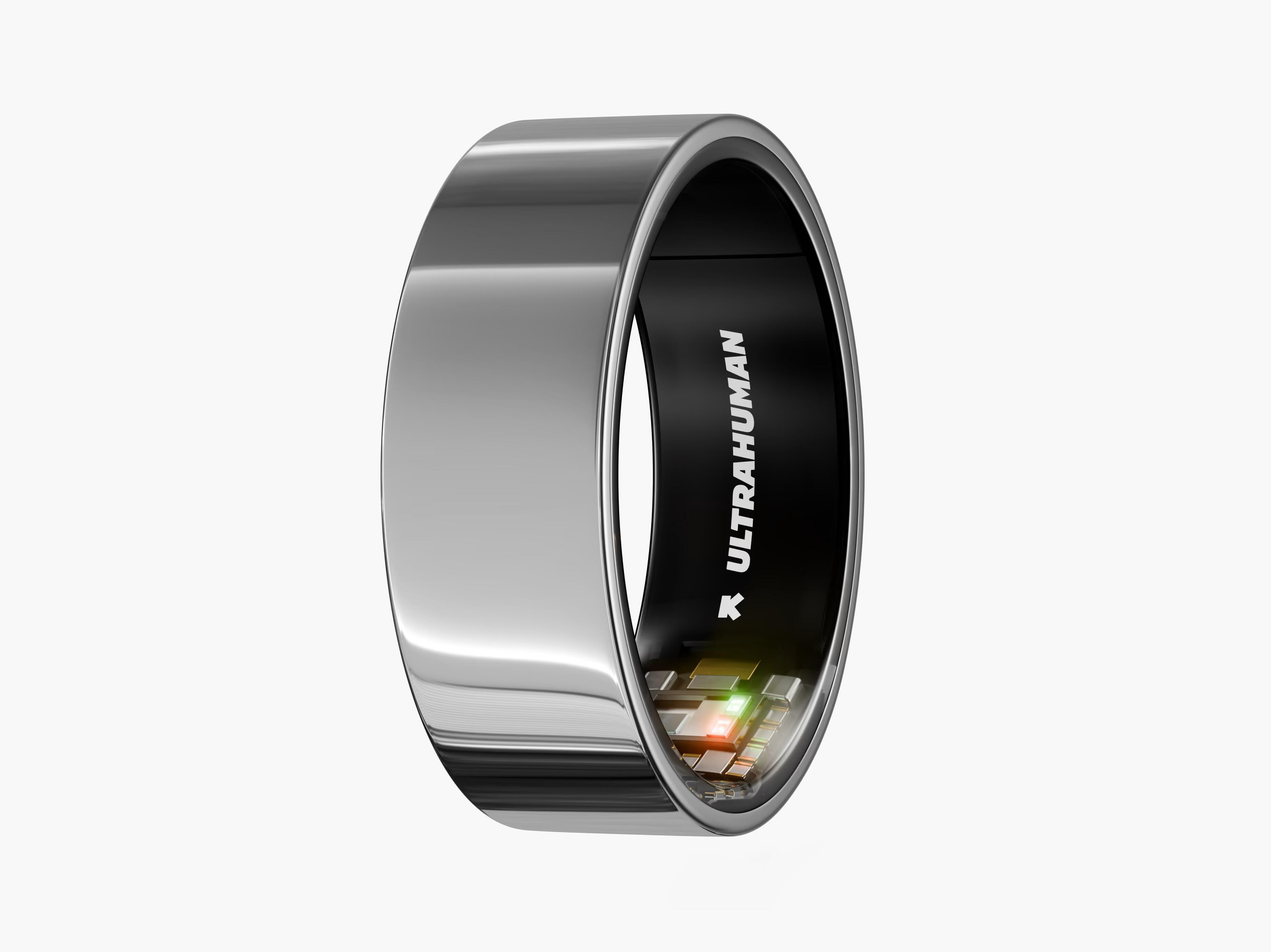 Smart ring Ultrahuman Ring Air inteligentny pierścień Air Silver - rozmiar 9
