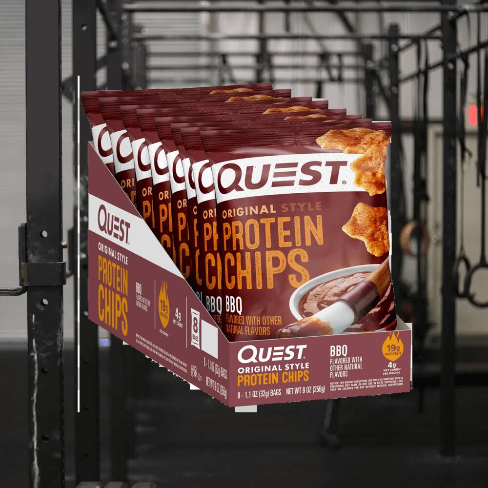 Quest Nutrition Protein Chips (8x32g) BBQ - Alimenti funzionali - Snack proteici 2/3