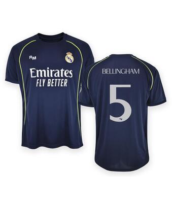 Camiseta Adulto Bellingham Real Madrid Segunda Equipación Réplica Oficial 25/26