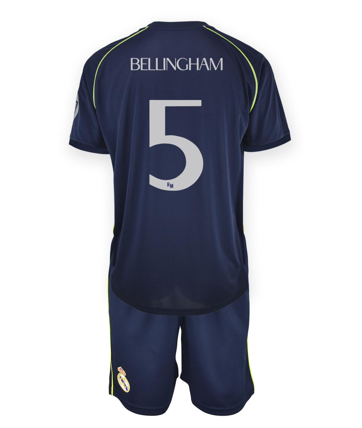 Camisola Bellingham Away Futebol Real Madrid Réplica Oficial 25/26 - Criança 4/7
