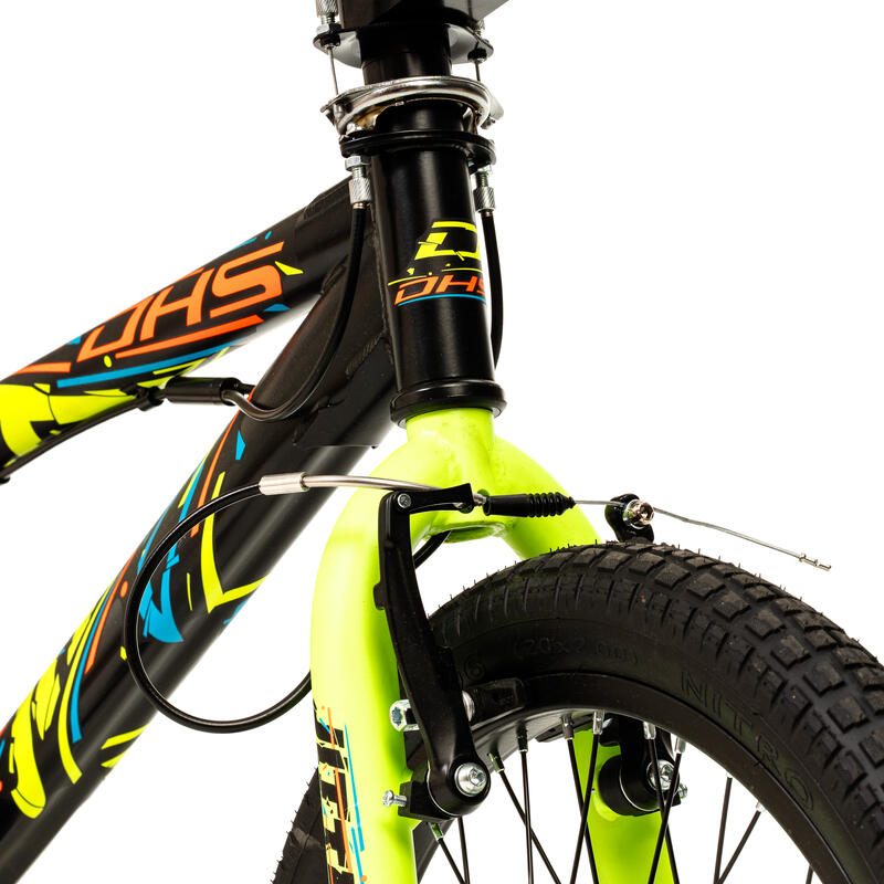 DHS Jitter Bicicletă copii - 20 inch, Negru