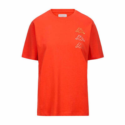 Heren-t-shirt met korte mouwen kappa kemilia oranje