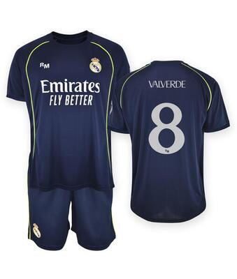 Camiseta Niño Valverde Real Madrid Segunda Equipación Réplica Oficial 25/26