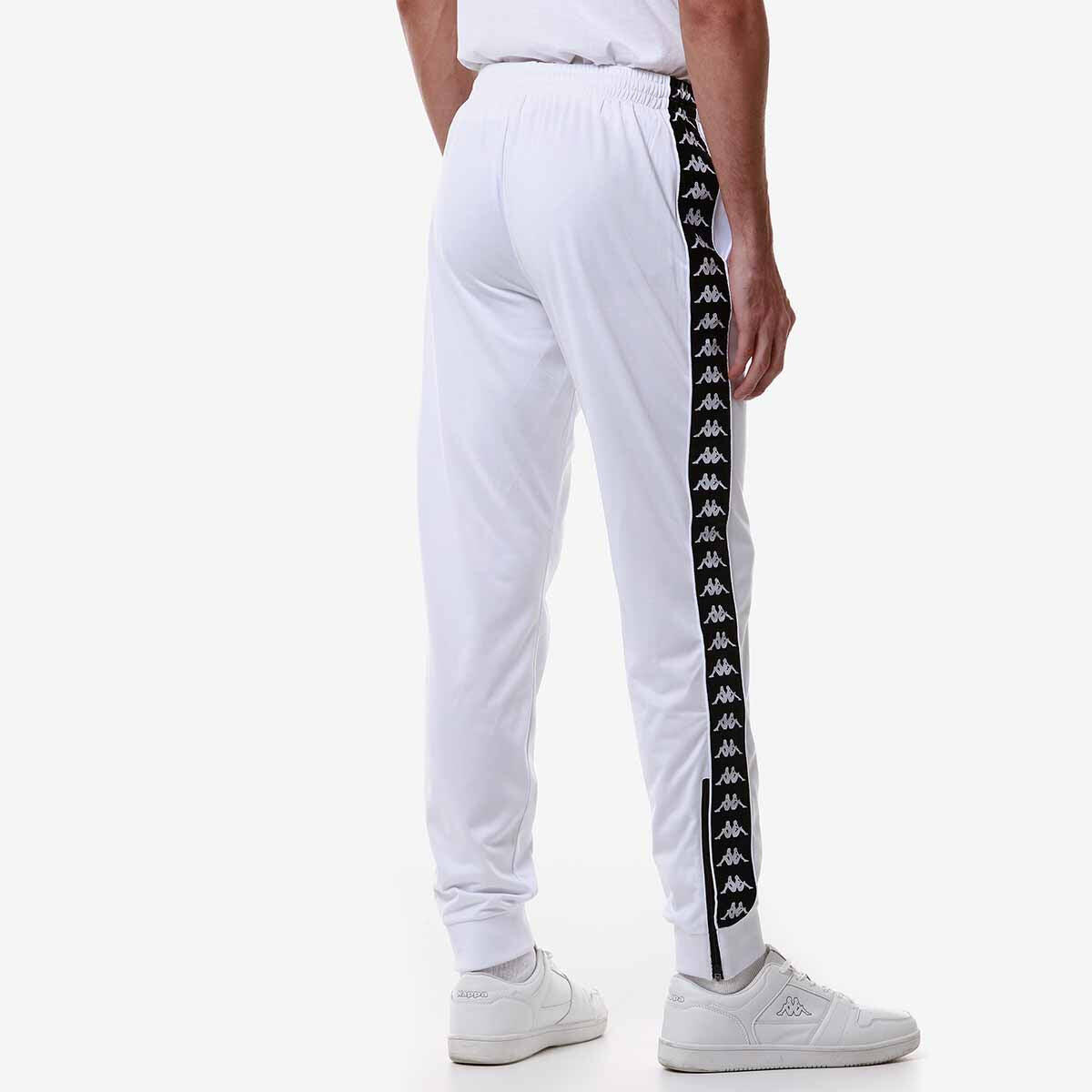 Pantaloni tuta da uomo in poliestere nero da streetwear sportivo 4/6