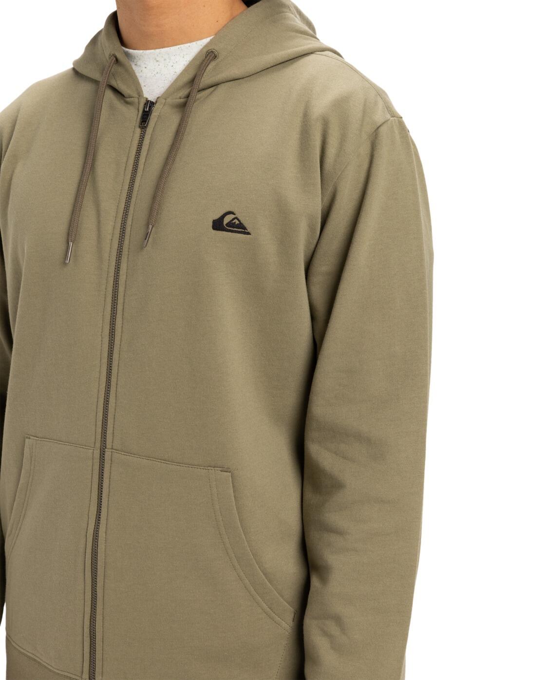 Sweat à capuche zippé BASIC ZIP Beige Homme 4/4