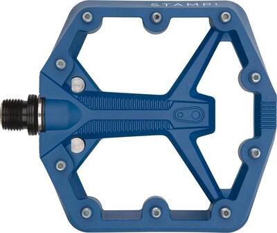 Crankbrothers stamp 1 gen 2 - kleine platte pedalen blauw