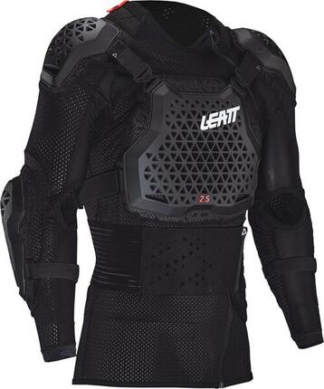 Body Protector 2.5 V25 Leatt schwarze, belüftete Rückenprotektor-Weste