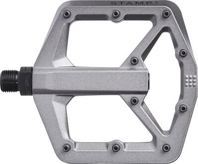 Paar crankbrothers stamp 3 grijs magnesium pedalen