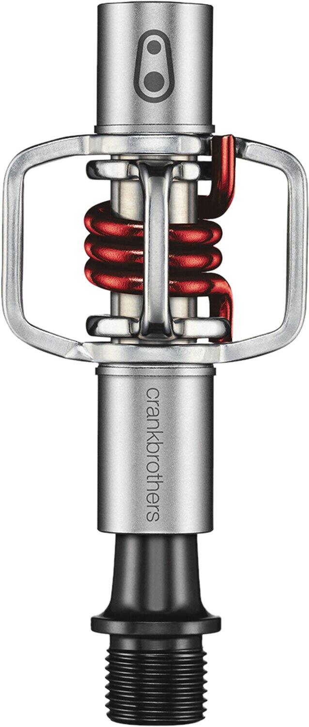 Eierbesen, 1 Pedal, Silberstahl / Rote Feder 2/3