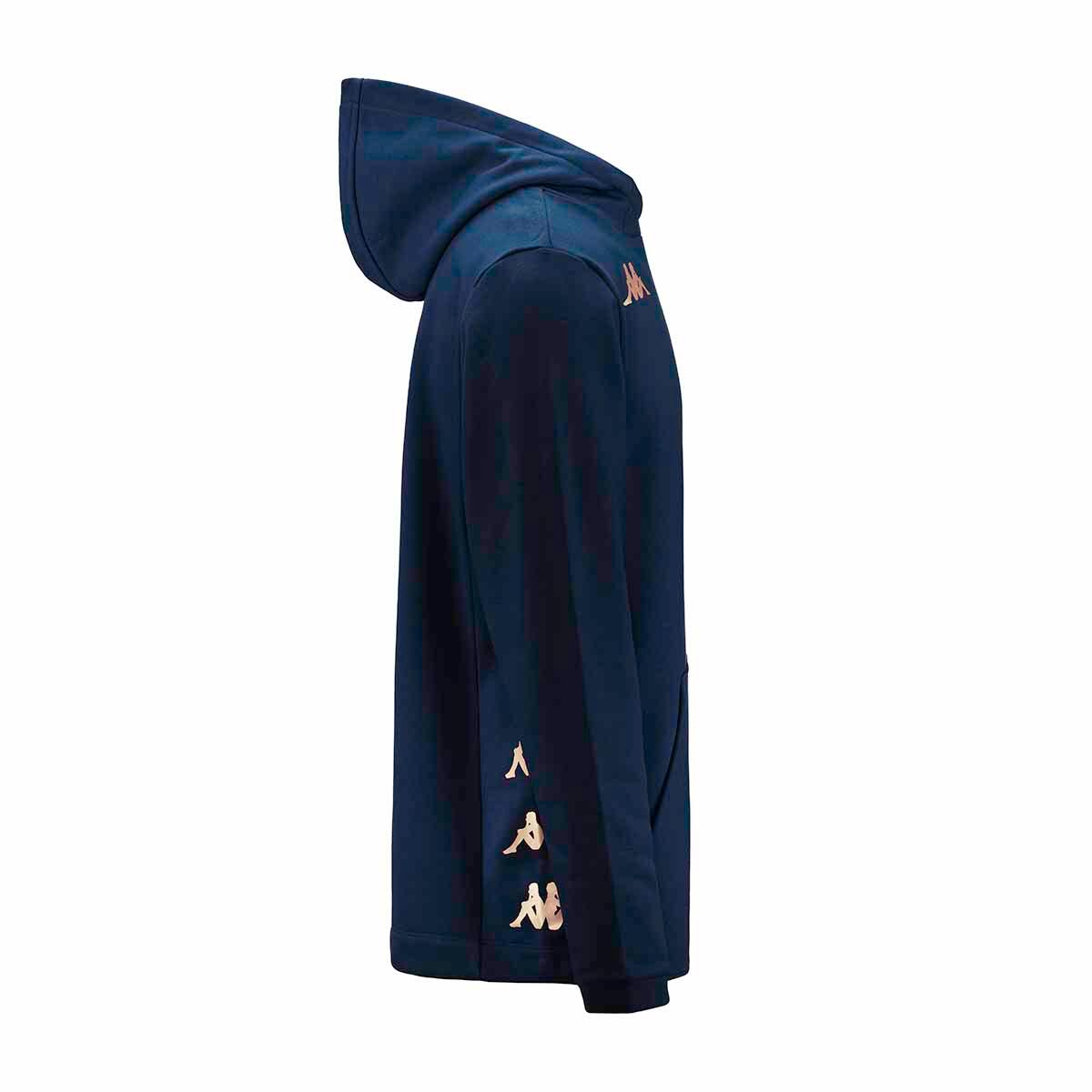 Felpa da bambino in cotone blu da calcio 2/5