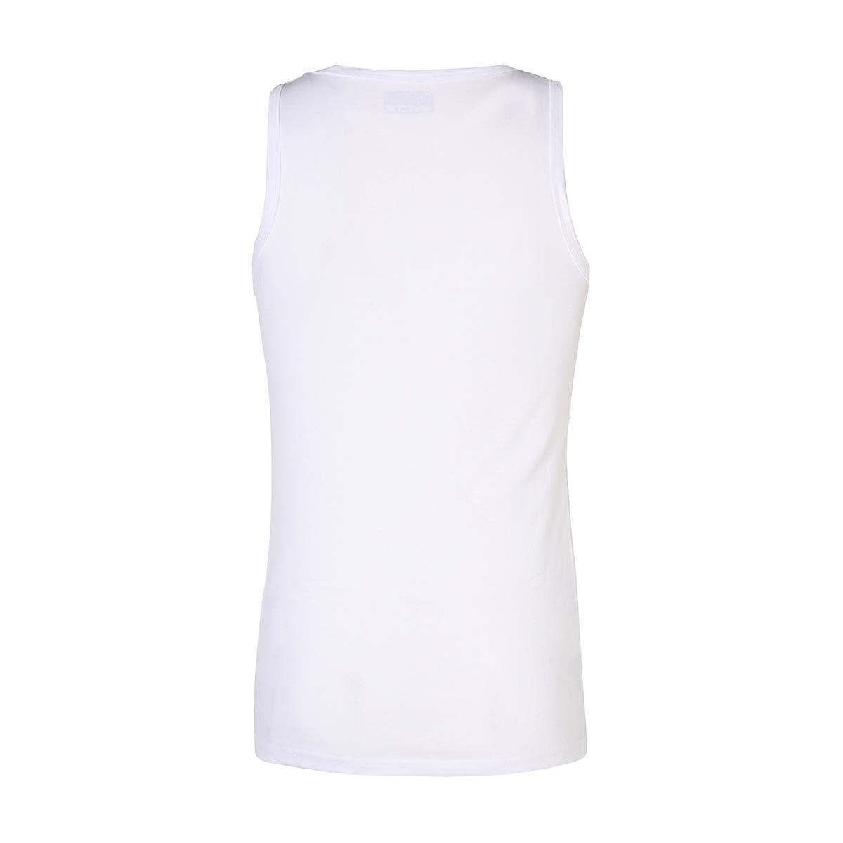 Camiseta sin mangas blanca Kappa Carsenac para hombre 2/4