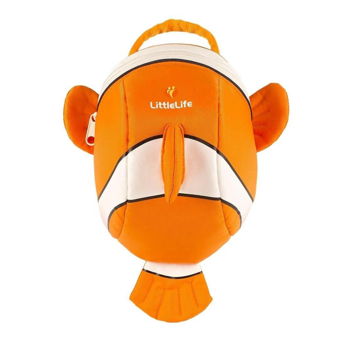 LittleLife Clownfish Rucksack 2L mit abnehmbarem Gurt und gepolsterten Schultern 3/7