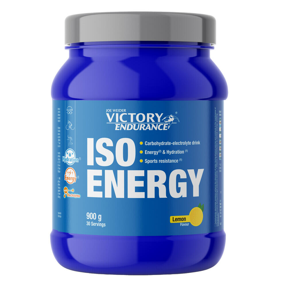 Victory Endurance - Boisson Isotonique - Iso Energy - Citron 900g - Poudre Isotonique - 900 G - Decathlon