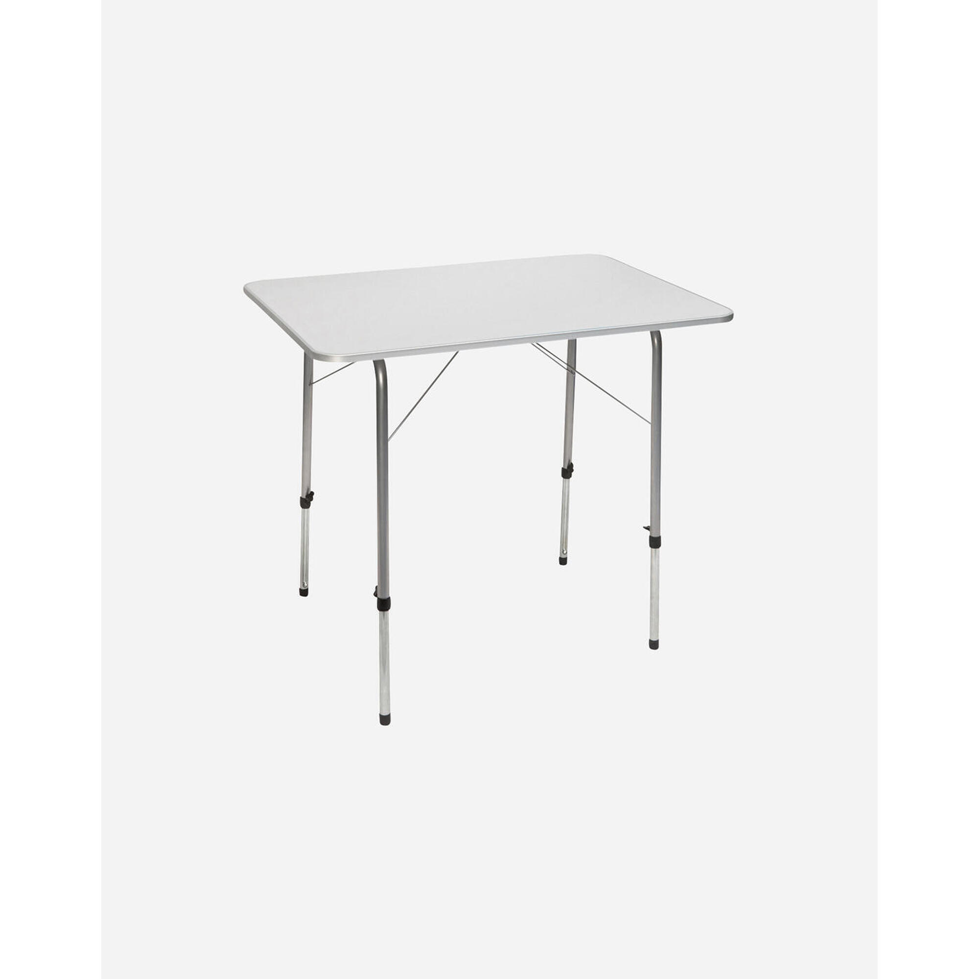 Bo-camp - Bo-camp - Table De Camping - Hauteur Réglable - 80x60 Cm - Chaise - Gris - Taille Unique - Decathlon