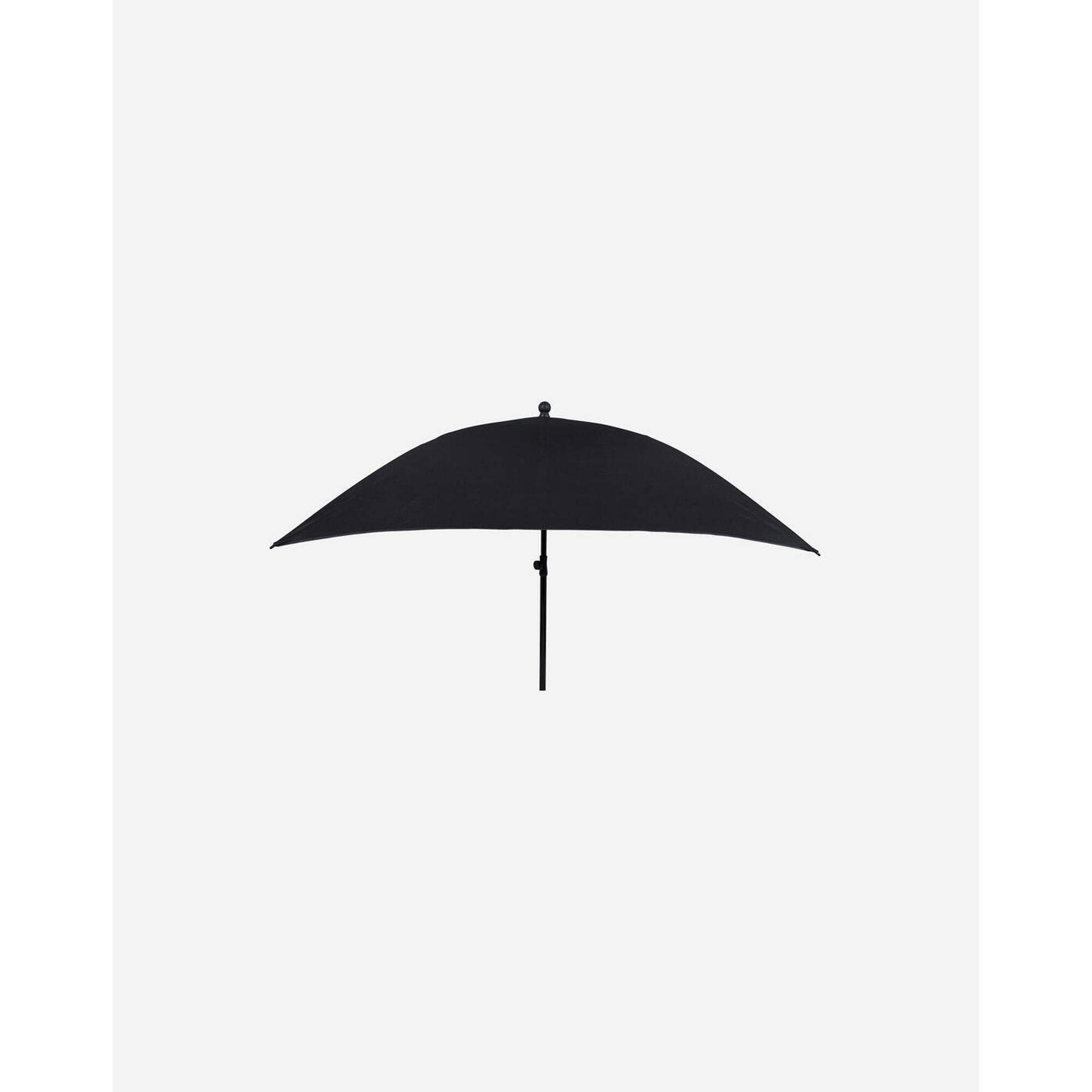 Bo-camp - Bo-camp - Parasol - Carré - Polyester - 170x170 Cm - Noir - Pied De Parasol - Noir - Taille Unique - Decathlon