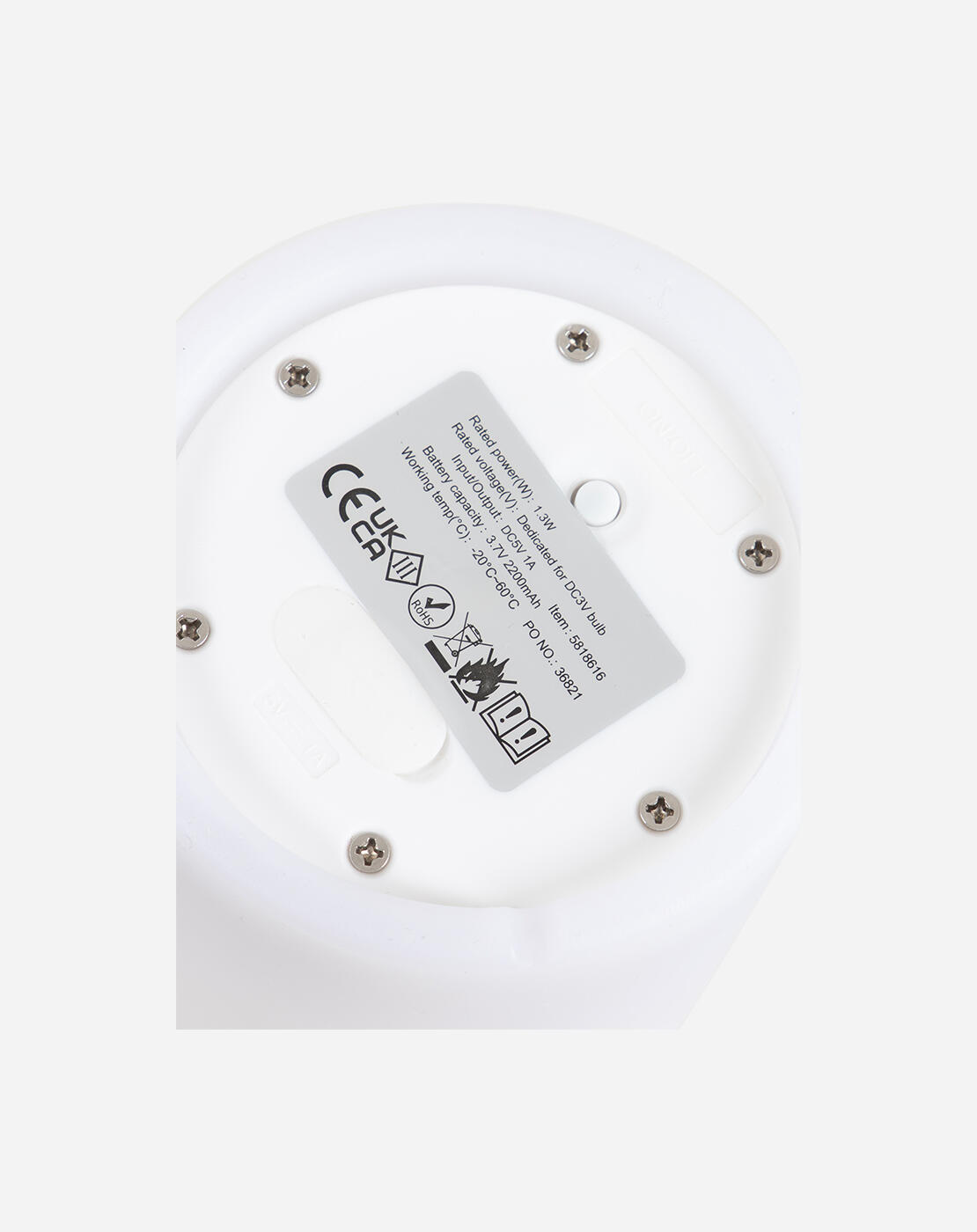 Urban Outdoor - Lampe de table - Beddington - Rechargeable - 150 Lumen 6/8