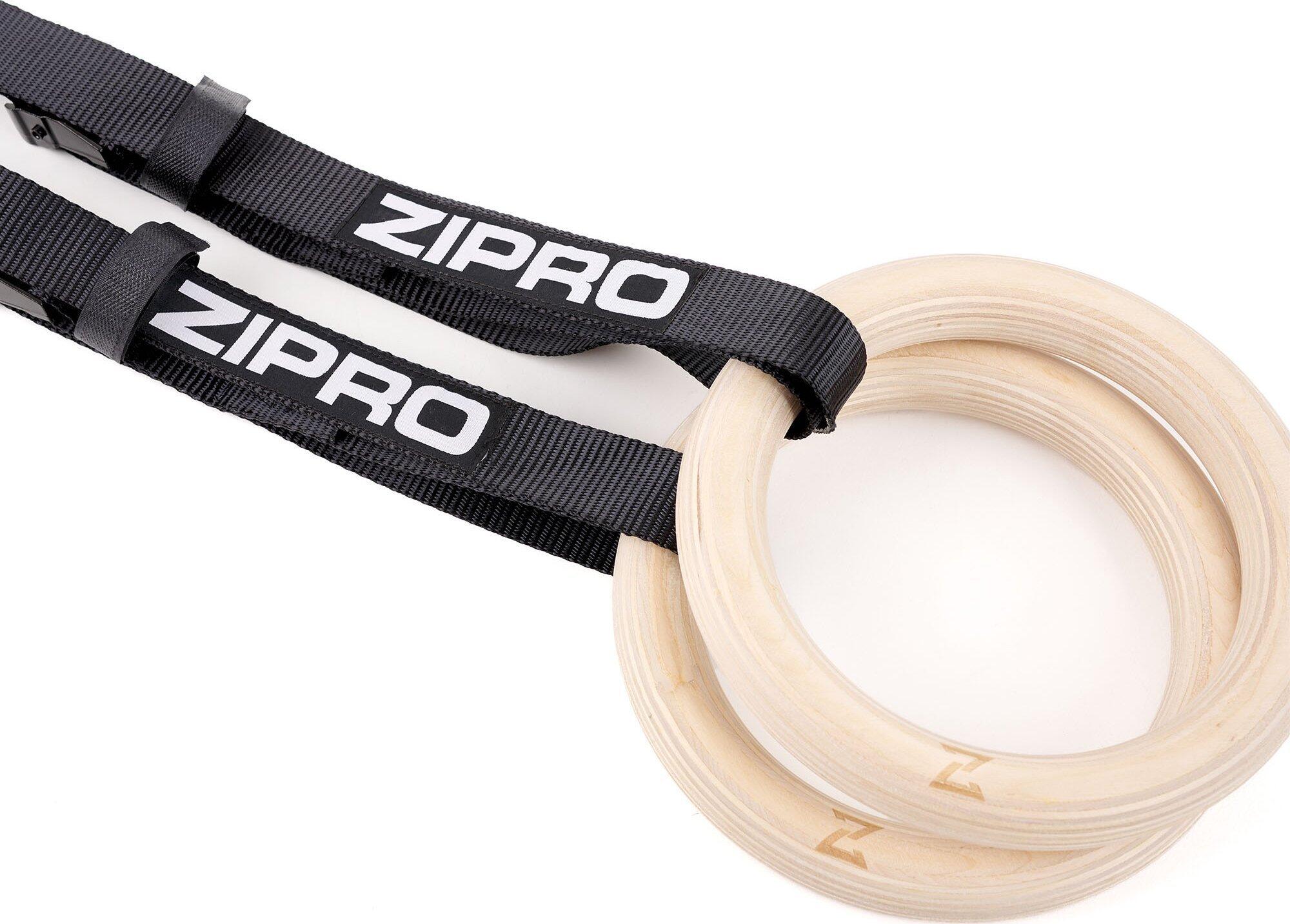Crosstraining ringen gymringen Zipro Wooden Ring houten 3/6