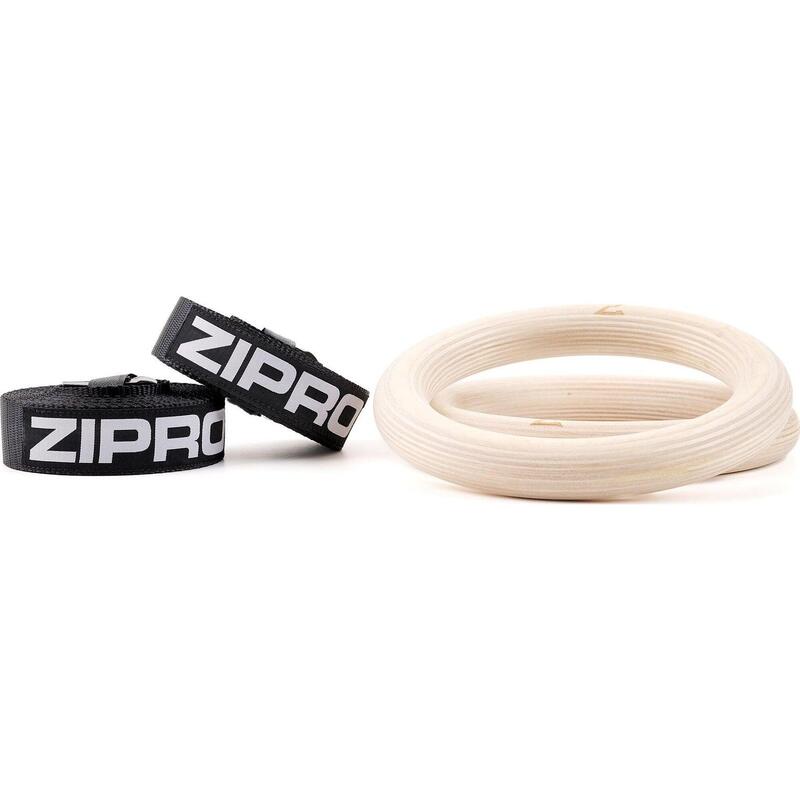 Inele din lemn gimnastică Zipro Wooden Ring