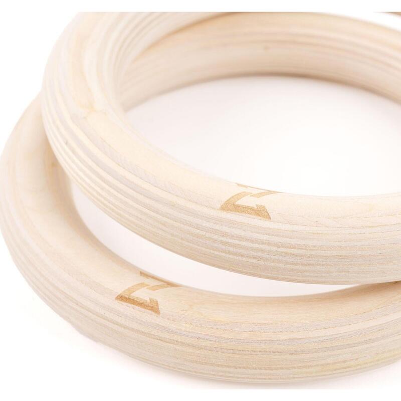 Inele din lemn gimnastică Zipro Wooden Ring