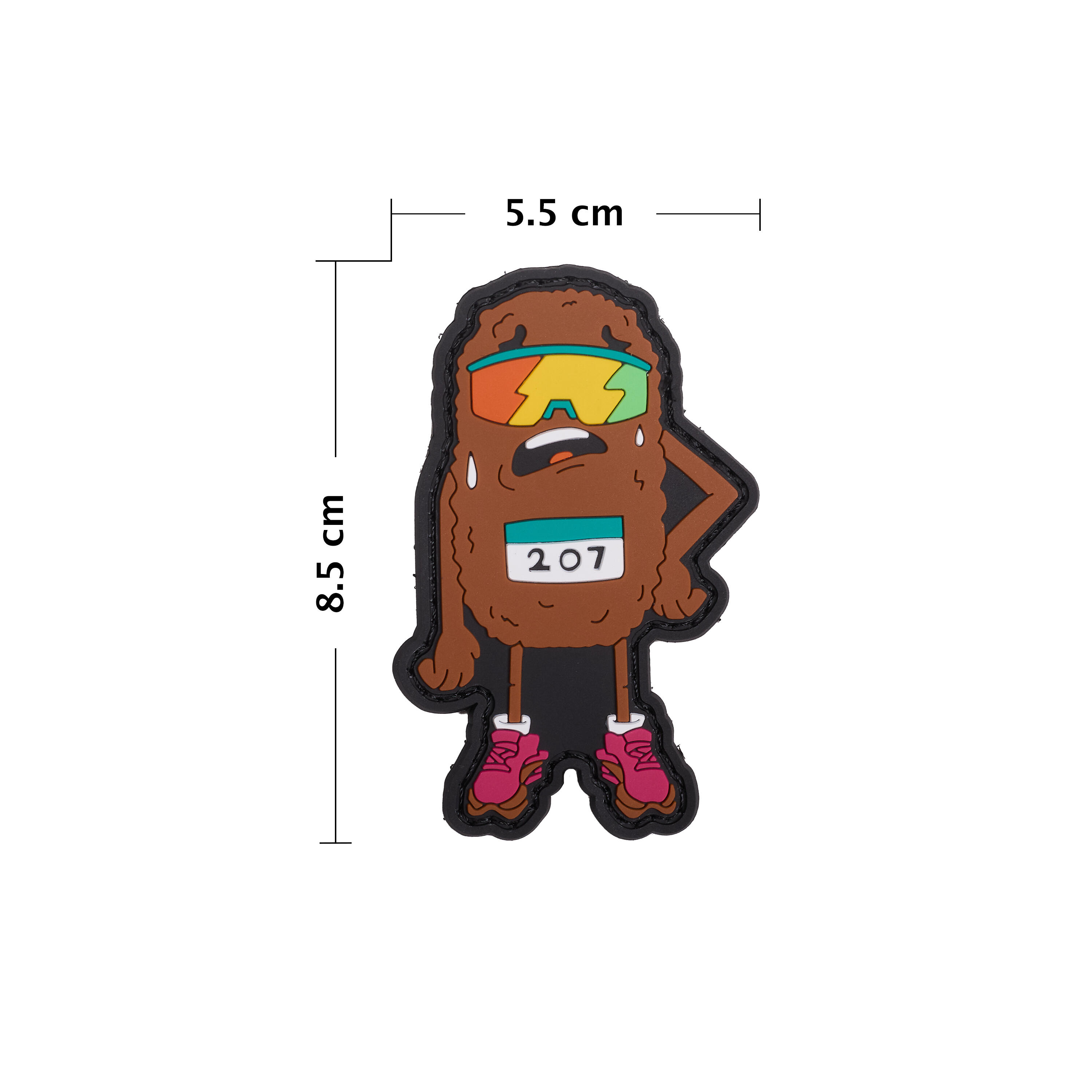Patch Elitex Training Runner Pvc Velcro per Zaini 3/4