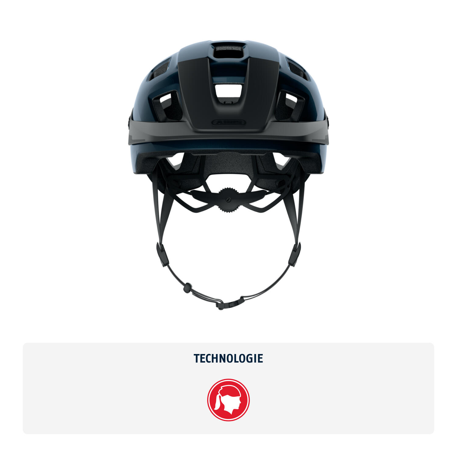 Casque Abus MoTrip Midnight Blue M 54-58 cm - Sécurité Tout-Terrain 2/7