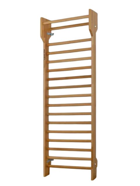 Spalier pentru Gimnastica Premium, lăcuit, 17 bare din fag, 240X90 CM, 216-F