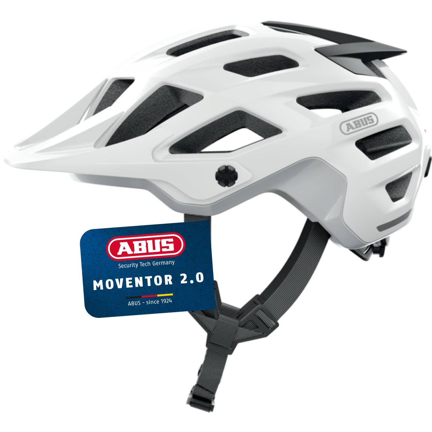 Abus - Casque De Vélo Mtb "moventor 2.0", Blanc - Casque - Blanc|gris|marron - 54-58 Cm - Decathlon