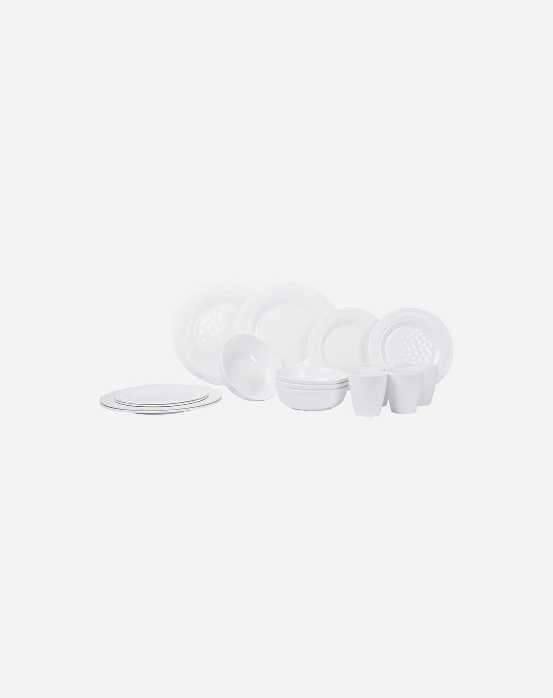 Royal Line - Vaisselle - Blanc - 16 Pièces 1/7