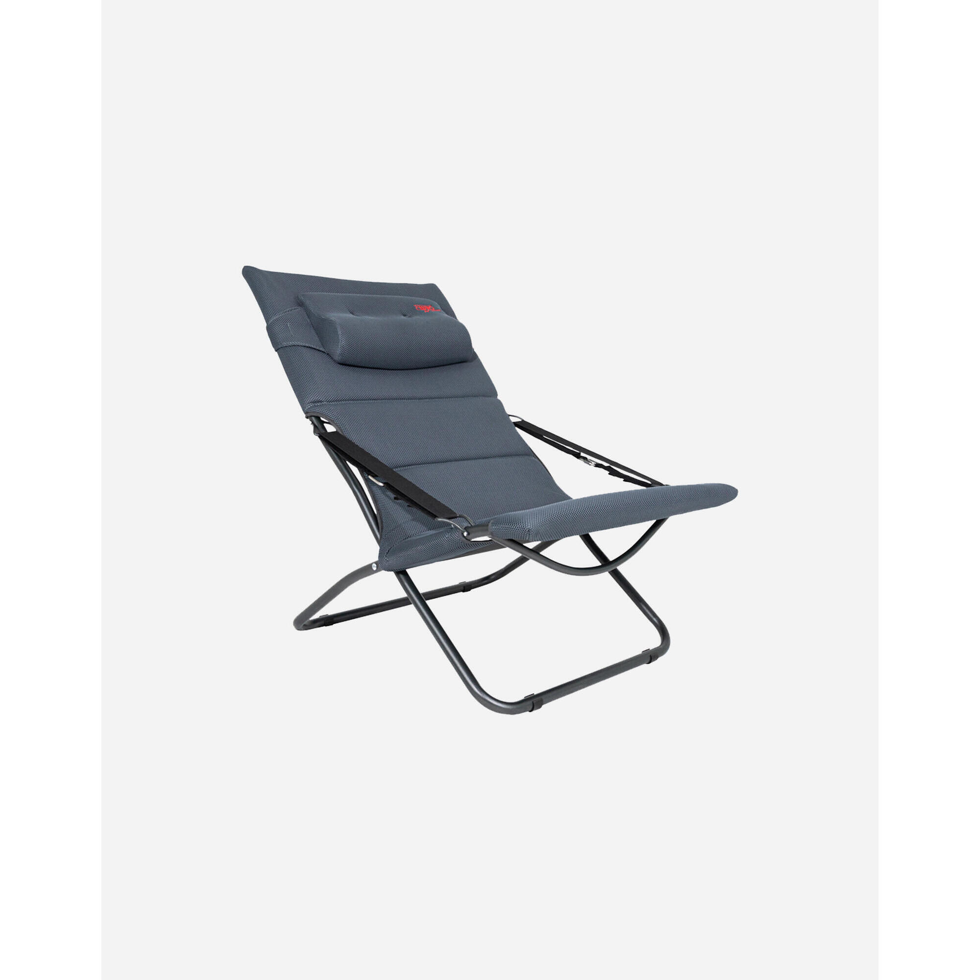 Crespo - Crespo - Lit Bain De Soleil - Ap/263 - Air-deluxe - Gris - Lit De Camps - Gris - Taille Unique - Decathlon