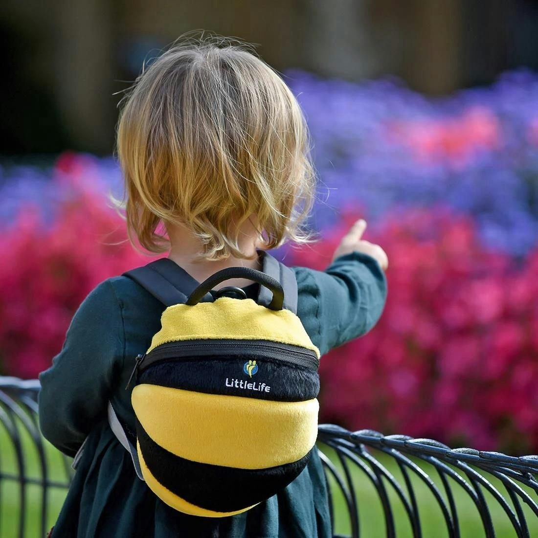 Sac à dos bébé LittleLife Abeille léger 2 L, bretelles matelassées, amovible 7/7