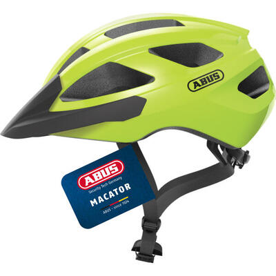 Racefietshelm "macator". geel
