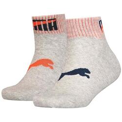 Chaussettes Puma Placed Logo Quarter Pack pour unisexe enfants