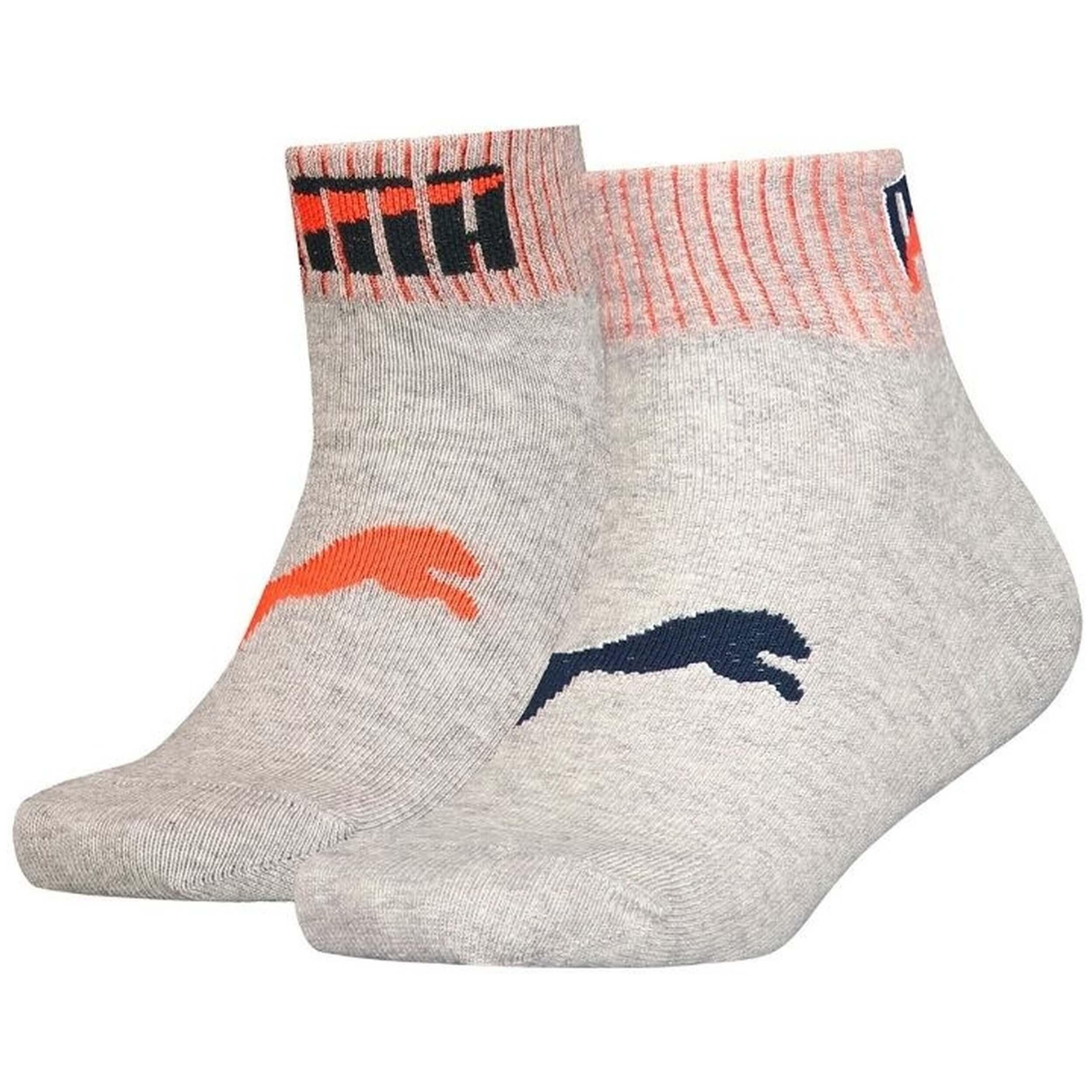 Puma - Chaussettes Puma Modèle 701223648-002 Pour Unisexe Enfants - Chaussettes - Gris - 31/34 - Decathlon
